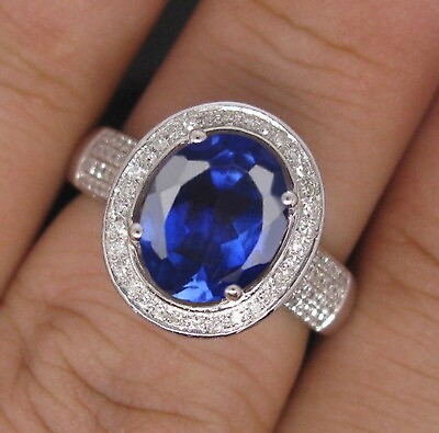 #ad 14KT Gold 2.00Ct 100% Natural Blue Tanzanite IGI Certified Diamond Women#x27;s Ring $487.50