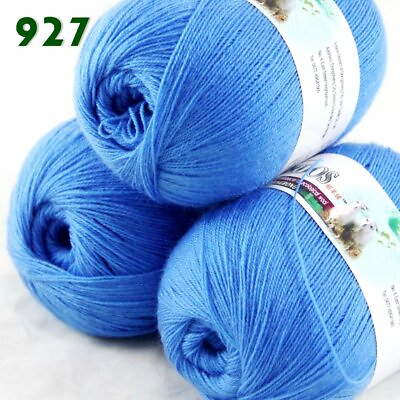 #ad Sale 3BallsX50gr LACE Acrylic Wool Cashmere Hand Rugs knitting Blanket Yarn 927 $15.65