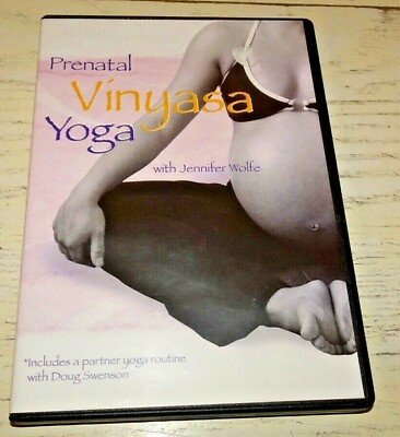 #ad Prenatal Vinyasa Yoga DVD Video Exercise Pregnant Jennifer Wolfe Workout $3.95