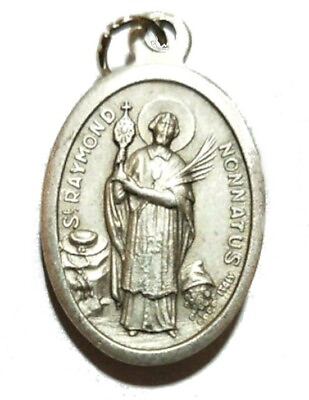#ad Catholic Medal 1quot; Made in Italy Saint Raymond Nonnatus PATRON MEDAL ME1a $0.99