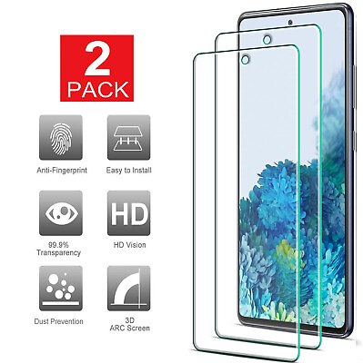 #ad 2Pack Premium Tempered Glass Screen Protector For Samsung Galaxy S20 FE 5G $3.77