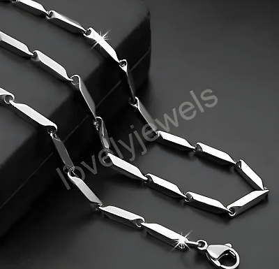 #ad 925 stainless Silver Chain Jewelry Handmade Chain Necklace for Man and Women $18.54
