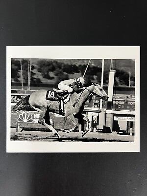 #ad 1987 Distaff amp; Pat Day at Breeder#x27;s Cup Type 1 8x10 Original Photo $25.00