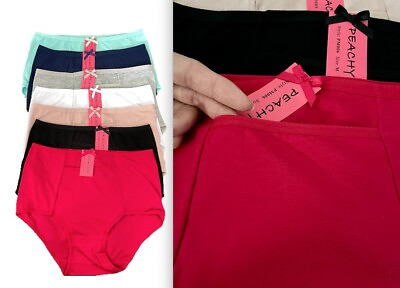 #ad 3 6 Pack Womens Ladies Period Panties Pocket Menstrual Underwear Cotton Briefs $11.99
