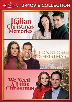 #ad Hallmark Channel 3 Movie Collection Our Italian Christmas Memories Long Lost $14.47