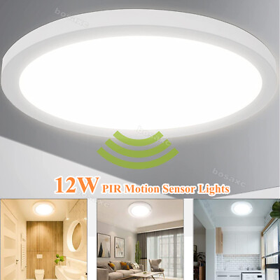 #ad #ad LED Ceiling Down Light Motion Sensor Dimmable Flush Mount Kitchen Home Fixture $12.99