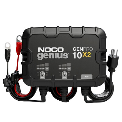 #ad NOCO GENPRO10X2 12V 2 Bank 20 Amp On Board Battery Charger $224.95