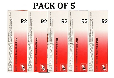#ad Set of 5 Dr. Reckeweg R2 Essentia Aurea Gold Drop provide relief from Heart Pain $45.99