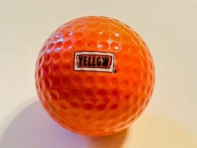 #ad Golf Ball w Logo Yellow $12.00