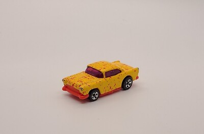 #ad Vintage 1978 Hot Wheels 55#x27; Yellow Chevy with Red Speckles Painting MINT $5.20