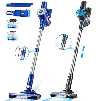 #ad Moolan 28Kpa 380W Cordless Stick Vacuum Cleaner Handheld Vacuum Carpet Car Floor $83.65