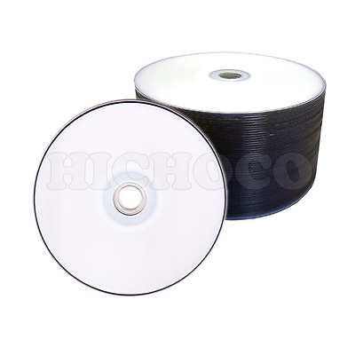 #ad 100 White Top Surface Blank DVD R DVDR 16X Disc Disk Media 4.7 GB $22.99