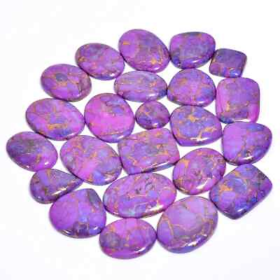 #ad Natural Purple Copper Turquoise Mix Wholesale Loose Gemstone $9.00