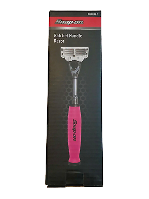 #ad #ad Snap on Tools Razor Soft Grip Ratchet Handle PINK Gillette Blade Shave RATCHRZ P $39.00