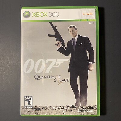 #ad James Bond 007: Quantum of Solace Microsoft Xbox 360 2008 Complete CIB $11.99