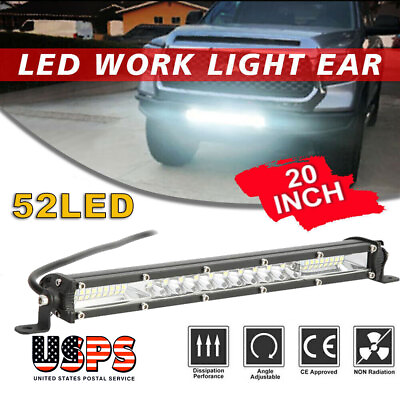 #ad 20quot;inch 1520W LED Light Bar Flood Spot Combo For Jeep Offroad Driving Truck SUV $16.55