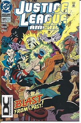#ad JUSTICE LEAGUE AMERICA #97 DC COMICS 1995 BAGGED AND BOARDED $6.64
