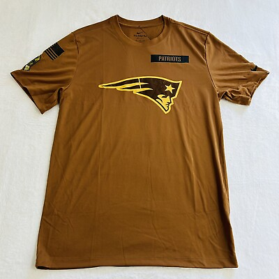 #ad Nike New England Patriots Salute to Service Legend T Shirt Men#x27;s Medium Brown $39.97