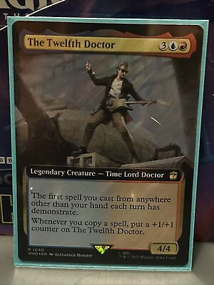 #ad MTG Foil Rare The Twelfth Doctor x 1 NM Doctor Who Extended Art Surge 1040 $4.00
