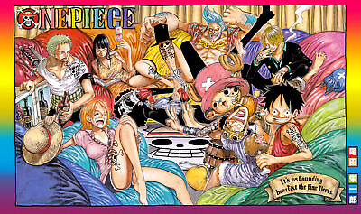 #ad Anime one piece big open mouth legs colorful girls Playmat Game Mat Desk $36.99
