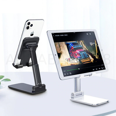 #ad Adjustable Phone Tablet Desktop Stand Desk Holder Mount Cradle For iPhone iPad $6.88