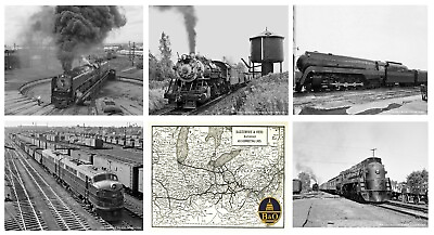 #ad Lot 6 Bamp;O Union Pacific Namp;W Grand Trunk 13 x 17 Reproduction Railroad Posters $23.99