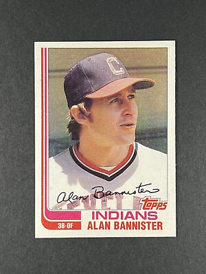 #ad Alan Bannister 1982 Topps #287 Cleveland Indians $2.75