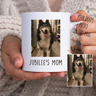 #ad Custom Dog Mug. Dog Mom Mug Custom Dog Mom Gift Gift For Dog Mom Personalized $16.99