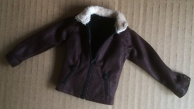 #ad Custom 1 6 scale Leather Jacket Fit walking dead 5 Rick Grimes Damtoys body head $29.99