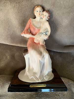 #ad VALENTINO STATUE BY MIRIAM VINTAGE MOTHER AND CHILD STATUE. 8”. Made In Italy $65.00