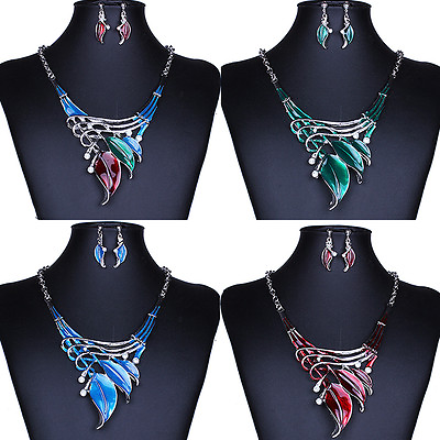 #ad Fashion Charm Jewelry Crystal Chunky Statement Bib Pendant Chain Choker Necklace $13.88