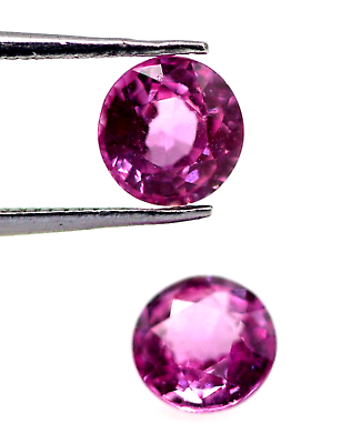 #ad #ad Pair Round Cut 1.03 Ct Natural Pink Sapphire Loose Ceylon Unheated Untreated A $399.00