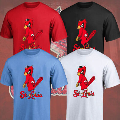 #ad SALE Vintage St. Louis Team Cardinal Baseball Unisex T Shirt Men#x27;s Size S 5XL $28.99