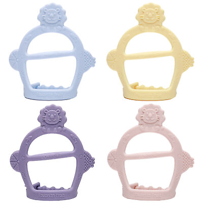 #ad Silicone Animal Teether Easy To Hold Food Grade Silicone Sensory Teething Toy $8.46