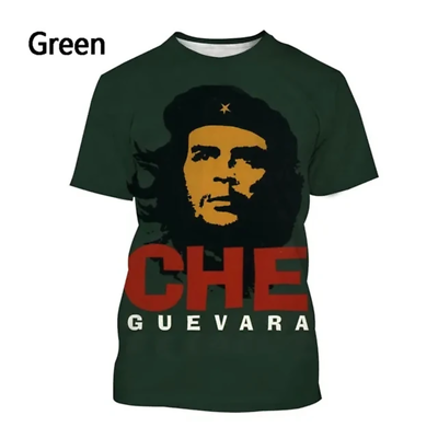 #ad Che Guevara Memorials Vintage 3D Printed T Shirts for Men Women Clothes Casual F $32.45