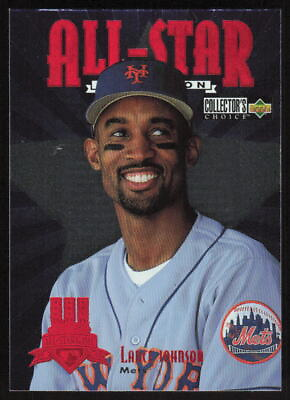 #ad 1997 Collector#x27;s Choice All Star Connection 41 Lance Johnson New York Mets $1.50