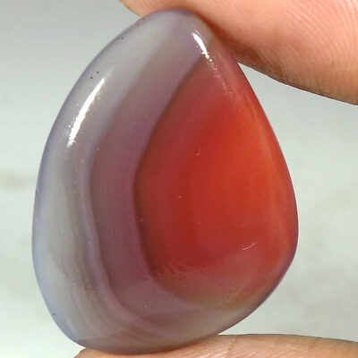 #ad Quality Gemstones 100% Natural Botswana Agate Fancy Cab 28.70Cts 21x 29x 06mm $8.99