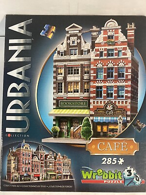 #ad Wrebbit Urbania Cafe 3d puzzle 285 pieces $14.99