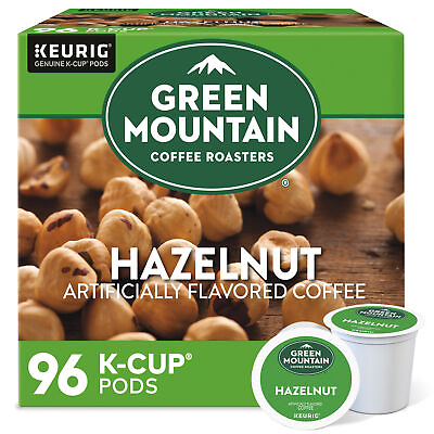 #ad Green Mountain Coffee Hazelnut Keurig K Cup Pod Light Roast 96 Count $39.99