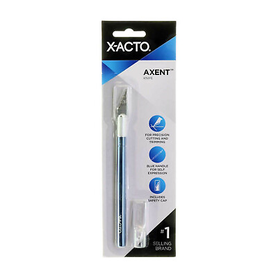 #ad X Acto Axent Knife with Cap Blue $6.99