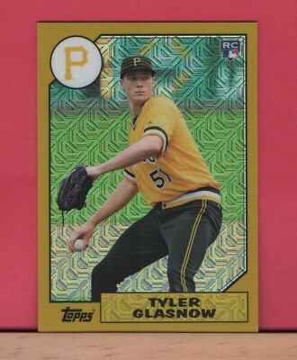 #ad 2017 Topps Chrome 50 TYLER GLASNOW GOLD REFRACTOR SILVER PACK Rookie MOJO RC $80.00