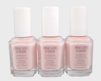 #ad essie Treat Love amp; Color Nail Polish Strengthener Sheers To You Lot of 3 $29.99