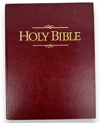 #ad Holy Bible Keystone Giant Print Personal Library Edition King James Version 1997 $15.99