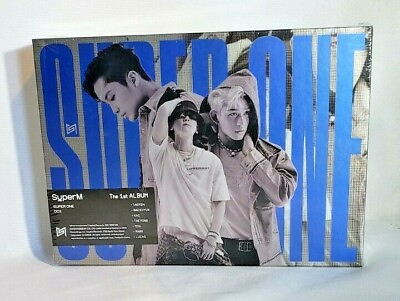 #ad SuperM 1st Album Super One CD Book Booklet 2p Card Full Poster New Sealed $32.99