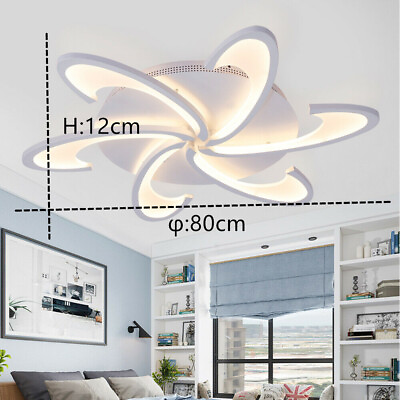 #ad Modern LED Ceiling Lamp Pendant Light Fixtures Chandelier Decor Stepless Dimming $48.42