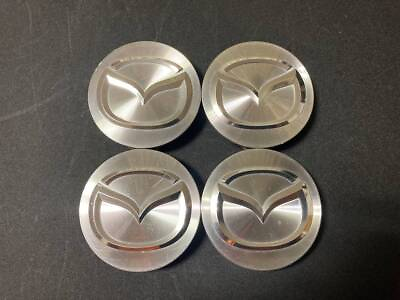 #ad 249 Mazda Genuine Plated Wheel Cap Center Hub Set Of 4 1B $35.34