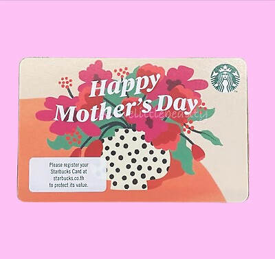 #ad Starbucks Card Mother Day 2023 Limited Thailand Pint Intact Free Shipping $3.89