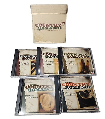 #ad Time Life LIFETIME OF COUNTRY ROMANCE Collection 9 CD BOX SET in Cases w Box EUC $29.00