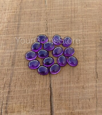 #ad AAA Natural Amethyst Oval Gemstone Available sizes 3x5mm to 20x30mm $305.00