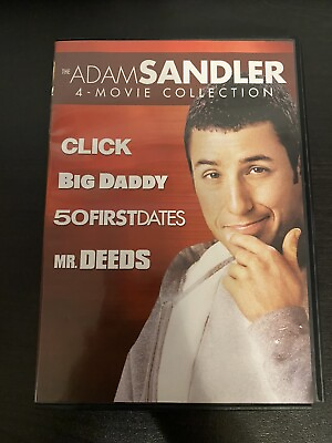 #ad Adam Sandler 4 Movie Collection 2012 DVD Used $10.00